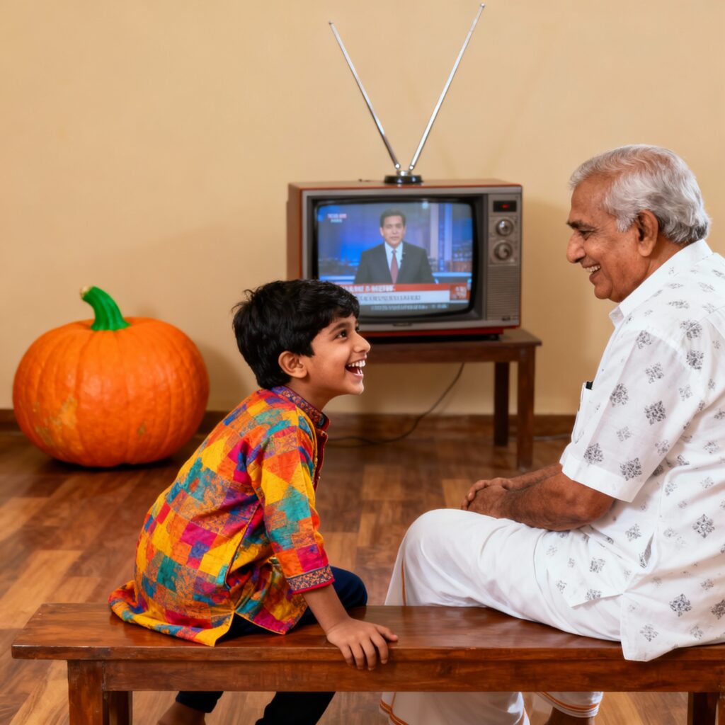 एंटेना, कद्दू और एजुकेशन सिस्टम Blog Post by Gaurav Sinha (Hindi Satire)