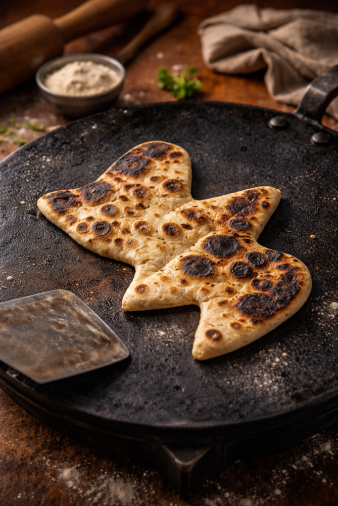 एक अच्छे से पकी हुई, अनोखे मानचित्र-सी रोटी और अधपकी या जली हुई गोल रोटी में से कौन-सी बेहतर? Blog Post By Gaurav Sinha - गोल रोटी ऑन वैलेंटाइन्स डे